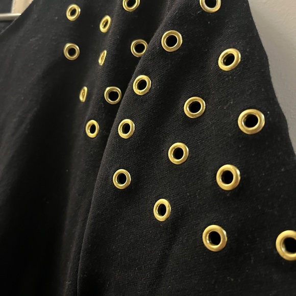 Michael Kors Black Stud Mini Dress - Picture 3 of 4